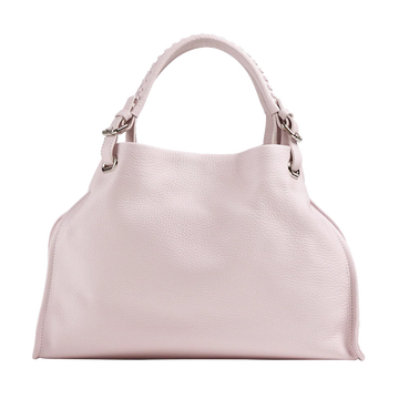 Soft Full-Grain Cowhide Adjustable Capacity Magnetic Top Handle Bag