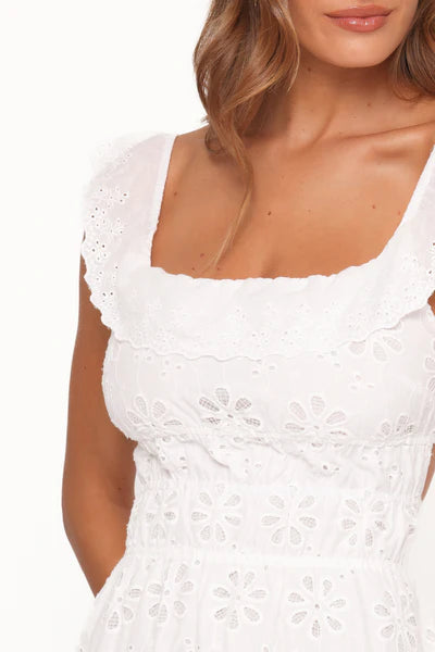Square neckline dress