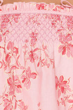 Load image into Gallery viewer, Baby Doll Top in Rose Pink Floral